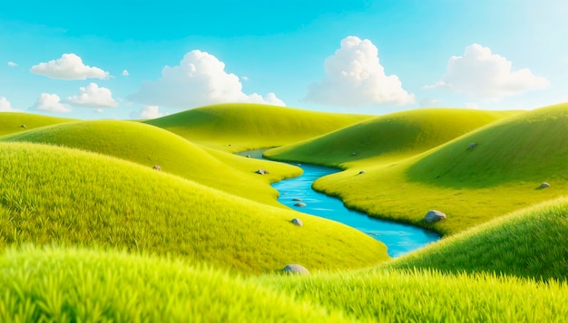 草原与海洋的相遇