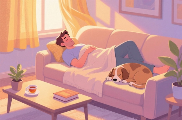 正确使用电热毯示意图