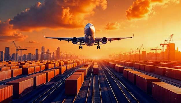 空运货物准备起飞