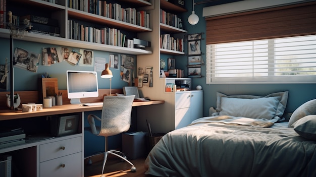 宿舍里的温暖角落