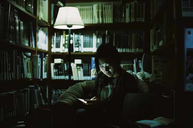 凌晨办公室的微光