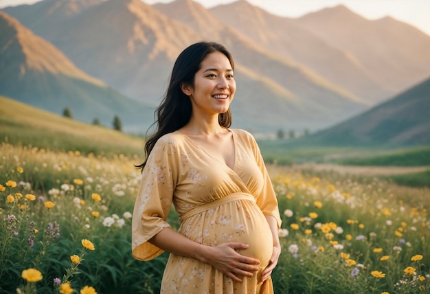 幸福孕妇