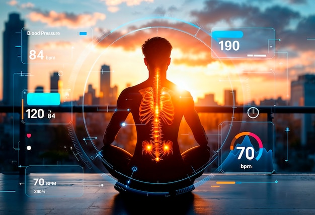 远红外缓解腰背酸痛概念图