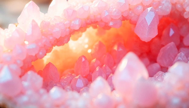 电气石晶体示意图